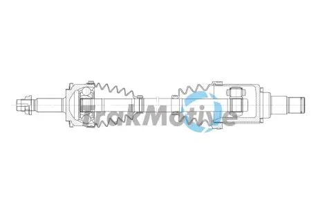 TOYOTA Напіввісь передн. лів. AURIS (E18) 1.8 Hybrid 12-18 TRAKMOTIVE 30-2013