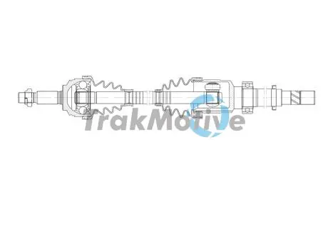 RENAULT Напіввісь передн. прав. CLIO IV 1.2 TCe 120 16-21 TRAKMOTIVE 30-1982