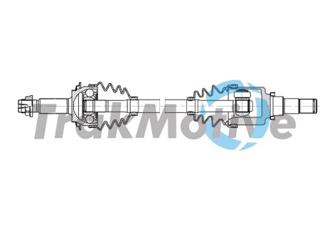 TOYOTA Напіввісь передн. прав. YARIS (P9) 1.3 VVT-i 05-10 TRAKMOTIVE 30-1930