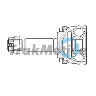 KIA ШРКШ зовнішній к-кт 25/22 зуб.Rio II 1.4/1.6 05- TRAKMOTIVE 40-0959
