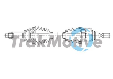 NISSAN Напіввісь передн. прав. JUKE (F15) 1.6 10-19 TRAKMOTIVE 30-1934