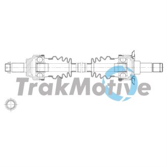 BMW Напіввісь задн. прав. 1 (F20) 114 i 12-15 TRAKMOTIVE 30-2157