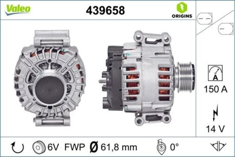 Генератор Valeo 439658