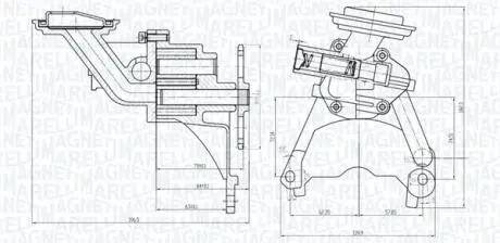 VW Оливний насос Golf -98 MAGNETI MARELLI 351516000096