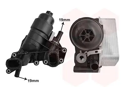 Радіатор масляний RENAULT MEGANE/ SCENIC 16+ Van Wezel 33013709