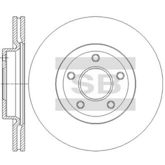 Диск тормозной TEANA 2014- Hi-Q (SANGSIN) SD4270