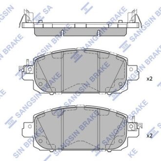 Колодки Hi-Q (SANGSIN) SP2772