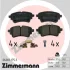 Гальмiвнi колодки дисковi ZIMMERMANN 262651753 (фото 1)
