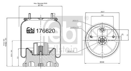 Автозапчасть FEBI BILSTEIN 176620
