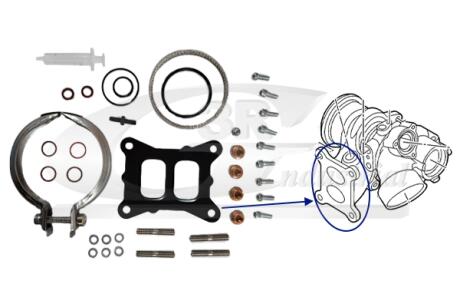 Монтажный комплект турбіни VW TIGUAN 2.0TSI 16, PASSAT 1.8/2.0TSI 15-24 SKODA OCTAVIA 1.8/2.0TSI 12- 3RG 19731