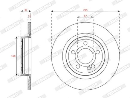 Автозапчасть FERODO DDF3031C