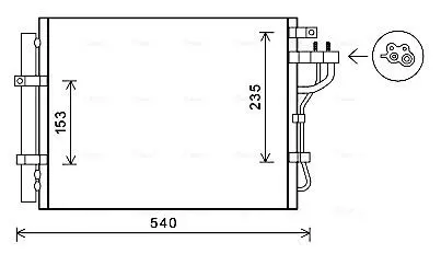 Автозапчасть AVA COOLING KA5188D