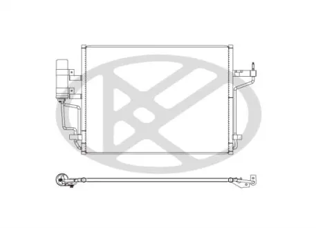 Радіатор кондиціонера KoyoAir KOYORAD CD320752
