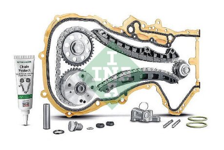 Комплект ланцюга ГРМ VW Golf V/VI 1.4TSI 10/03-, 90/118kw (z=130/18-18/36/36) INA 559 1808 40 (фото 1)