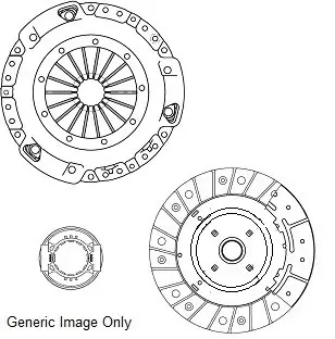 Фото комплект зчеплення Ford Ranger/B-serie 2.5D 99-06 NATIONAL CK10465 Комплект зчеплення Ford Ranger/B-serie 2.5D 99-06 NATIONAL CK10465