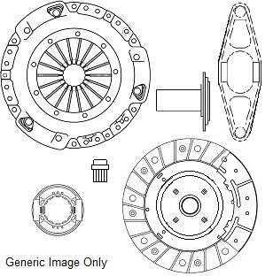 Комплект зчеплення MINI 06-10 (228mm) NATIONAL CK10036