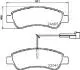 CITROEN гальмівні колодки задн (з датчик.Jumper,Fiat Ducato,Peugeot 06- JAPANPARTS PP-0609AF (фото 2)