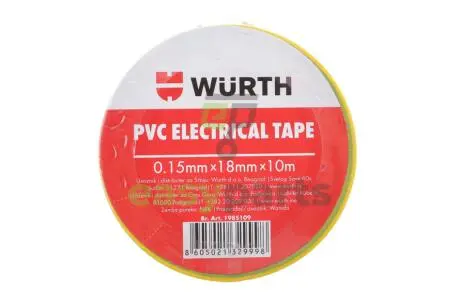 Ізострічка жовто-зелена (18mmx10m) WURTH 1985109