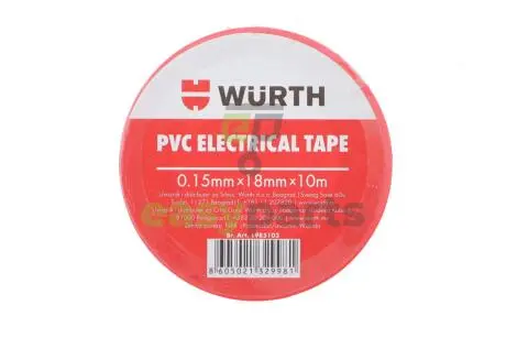 Ізострічка червона (18mmx10m) WURTH 1985103