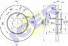 Диск гальмівний (передній) VW Golf 76-99/Passat 81-88/Polo 95-01/Seat Ibiza 93-(239x20)(з покр)(вент) ICER 78BD3975-2 (фото 1)