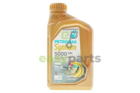 Олива 5W30 SYNTIUM 5000 DM (1L) (MB 229.51/MB 229.52/VW 505.00/505.01/LL-04) Petronas 70957E18EU