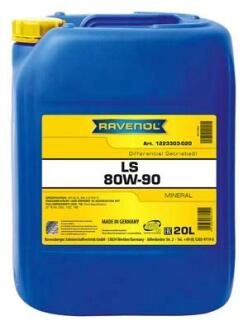 Олива тансмісійна 80W-90 LS Mineral GL-5 (20л) RAVENOL 1223303-020