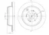 HONDA гальмівний диск задній CR-V III 07- CIFAM 800-1518C (фото 1)