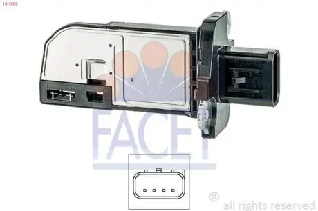 PRZEPLYWOMIERZ POWIETRZA FACET 101563