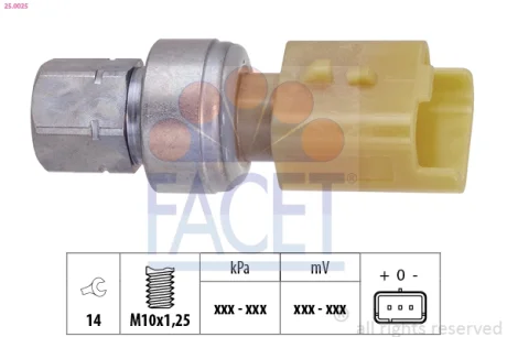 CZUJNIK CISNIENIA FACET 250025