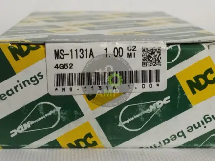 Вкладыши коренные 1.00mm (к-кт на мотор) Mitsubishi 4D55, 4D56, 4G51, 4G51B, 4G52, 4G52B, 4G53,4G57 NDC MS1131A100