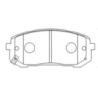 Колодка торм. передн. Hyundai Elantra 20- CTR GK1509