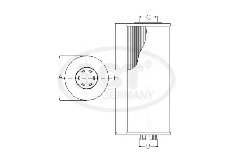 Фільтр оливний SCT / MANNOL SH4742P