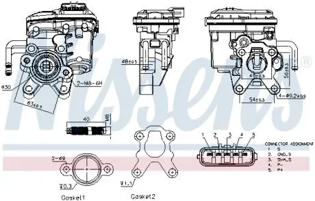 Автозапчасть NISSENS 98555