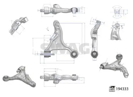 Wahacz /P/ VOLVO S60/V70 99-10 SWAG 33111585