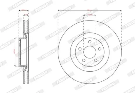 Автозапчасть FERODO DDF3111C