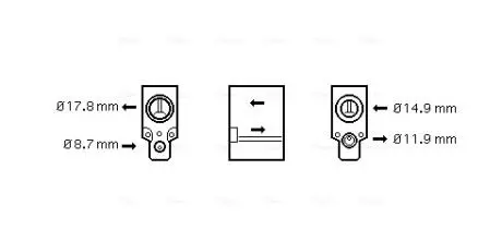 Фото klimatyzacja zawór rozprężny szt ava AVA COOLING VN1076 KLIMATYZACJA ZAWÓR ROZPRĘŻNY SZT AVA AVA COOLING VN1076