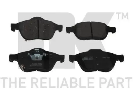 Фото 1 - гальмівні колодки, дискове гальмо (набір) NK 224566 Гальмівні колодки, дискове гальмо (набір) NK 224566 (фото 1)