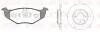 REMSA VW К-кт гальм. колодки + диски GOLF III Variant (1H5) 1.9 D 93-99, SEAT TOLEDO I (1L2) 1.9 D 91-99 8609.03