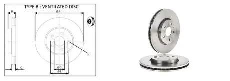 (R17")Гальмівний диск передній O 321mm Opel Insignia 08- APLUS 61398AP