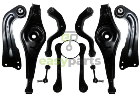 Комплект важелів підвіски (задньої) Audi A3/Q3/Skoda Octavia II/Superb II/VW Golf V 03- RAISO RL-505320-KIT