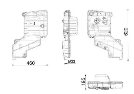 Автозапчасть MAHLE / KNECHT CRT287000P