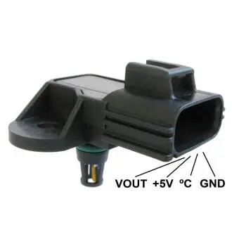 VOLVO датчик тиску ВГ S40/V50, FORD C-Max, S-Max, Focus 1,8/2,0 04-, Mondeo 1,8/2,0 00-. GAUSS GI3044