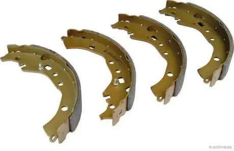 Колодки гальмівні барабанні (комплект 4 шт) HERTH+BUSS / JAKOPARTS J3502004