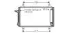 AVA NISSAN Радіатор кондиціонера (конденсатор) з осушувачем 350 Z 03- AVA COOLING DN5329D (фото 1)
