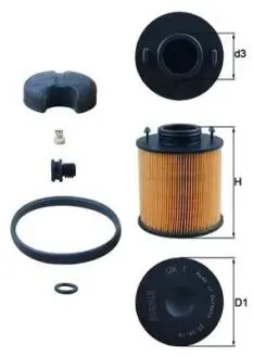 Фільтр картерних газів MAHLE / KNECHT UX 1D