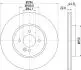 PRO BMW диск гальмівний передній Mini One, Cooper, Clubman 01- HELLA 8DD 355 115-871 (фото 4)