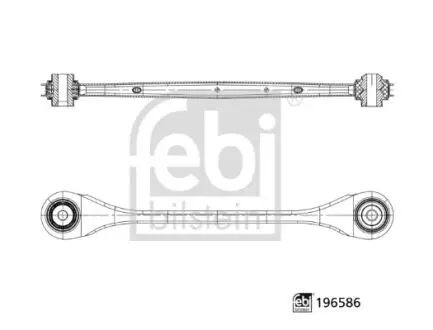 Важіль підвіски (задній/зверху/ззаду) (L) BMW X3 (G01/F97)/X4 (G02/F98) 17- FEBI BILSTEIN 196586
