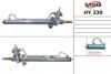 Рульова рейка з ГУР нова Hyundai H-1 97-04, Hyundai H-1 04-07 MSG HY230 (фото 1)