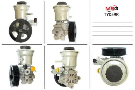 Насос ГУР відновлений Toyota Land Cruiser Prado 150 09- MSG TY059R (фото 1)