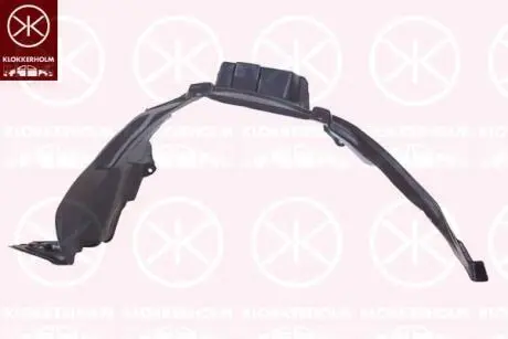 Підкрилок ниша колеса, пластик KLOKKERHOLM 1678388